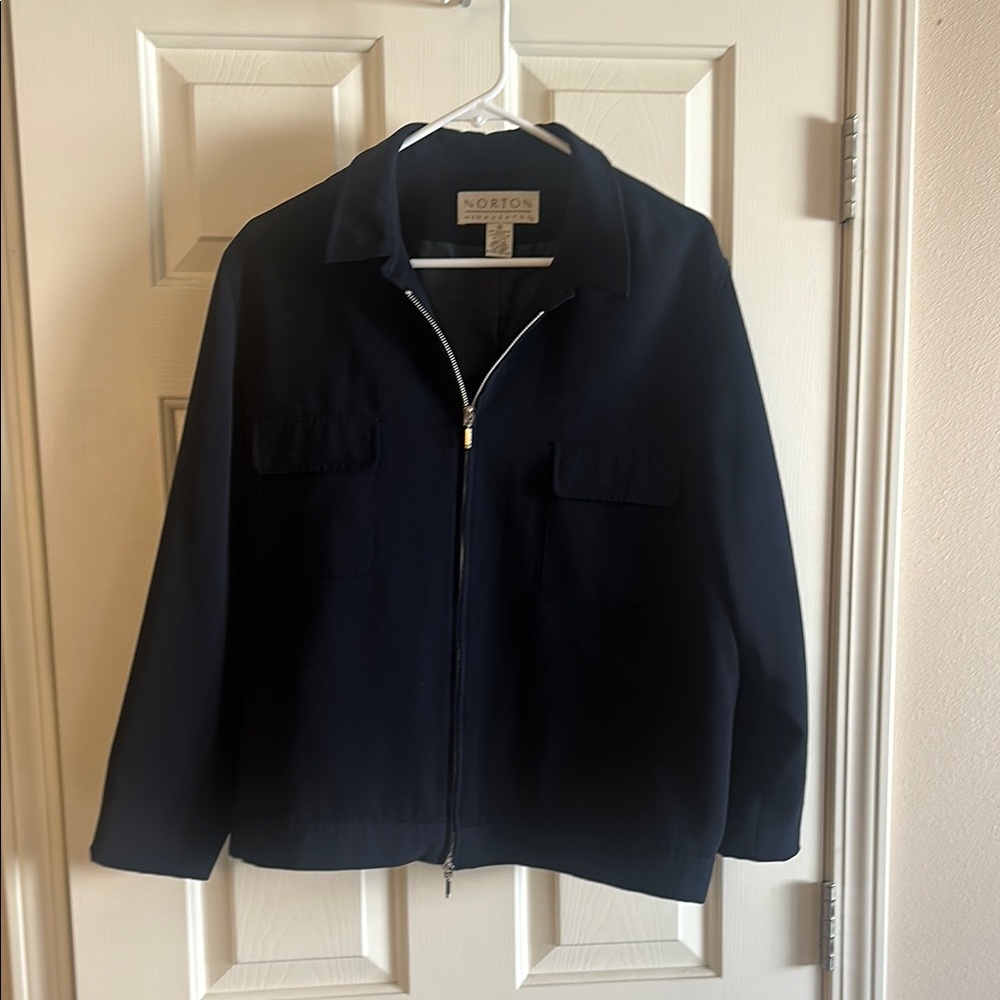Norton McNaughton Navy Lightweight Shirt Jacket